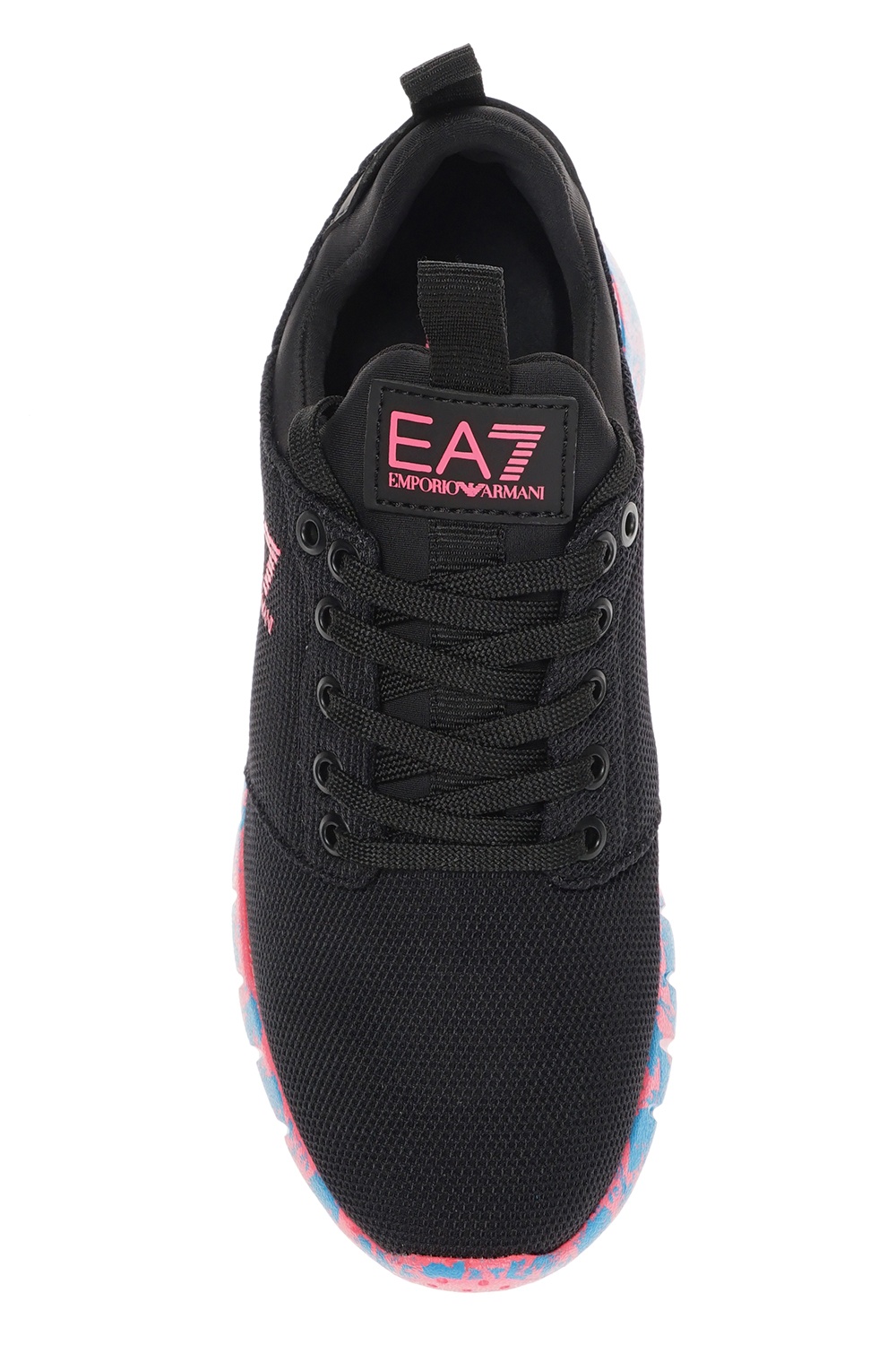 Ea7 simple sale racer trainers black